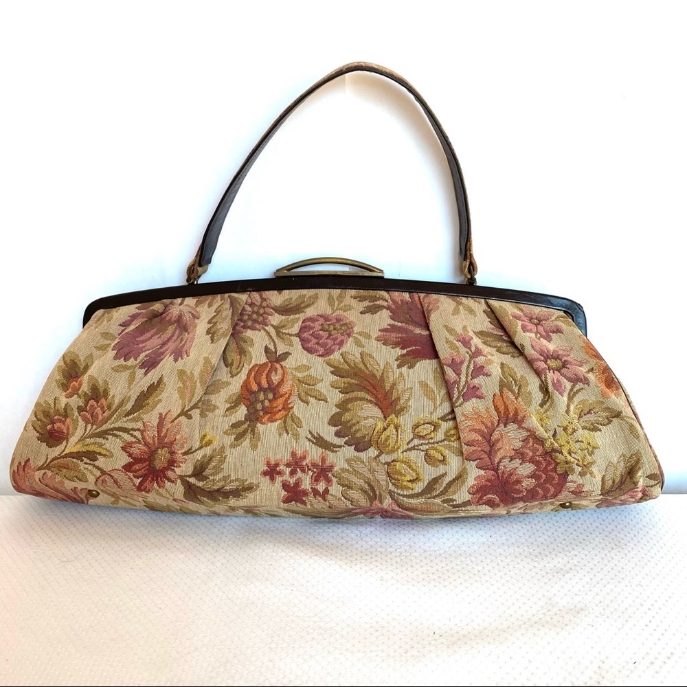 ETRA Authentic Vintage Floral Handbag